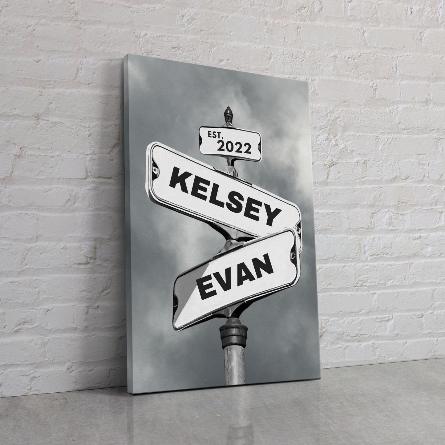 The Intersection | Personalized Canvas