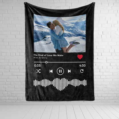 Personalized Song Blanket